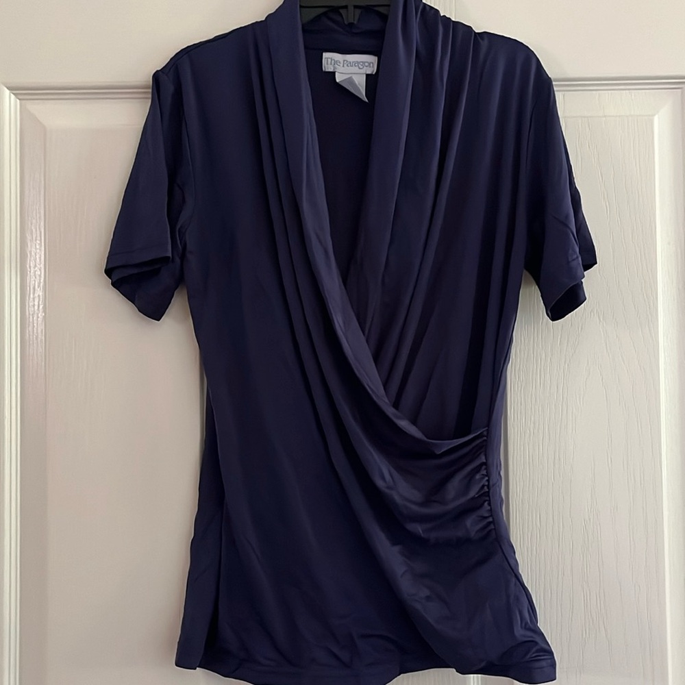Deep V Wrap Style Shirt